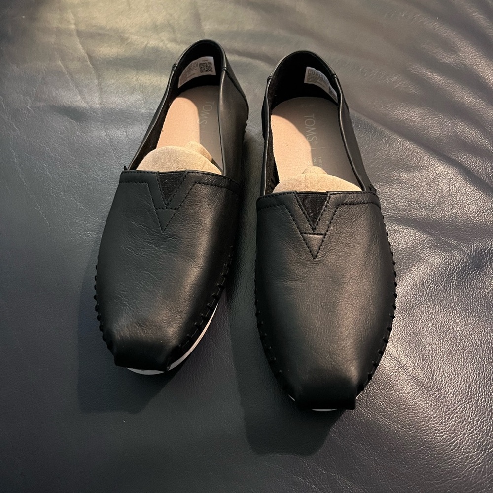 Womens toms alpargarta leather